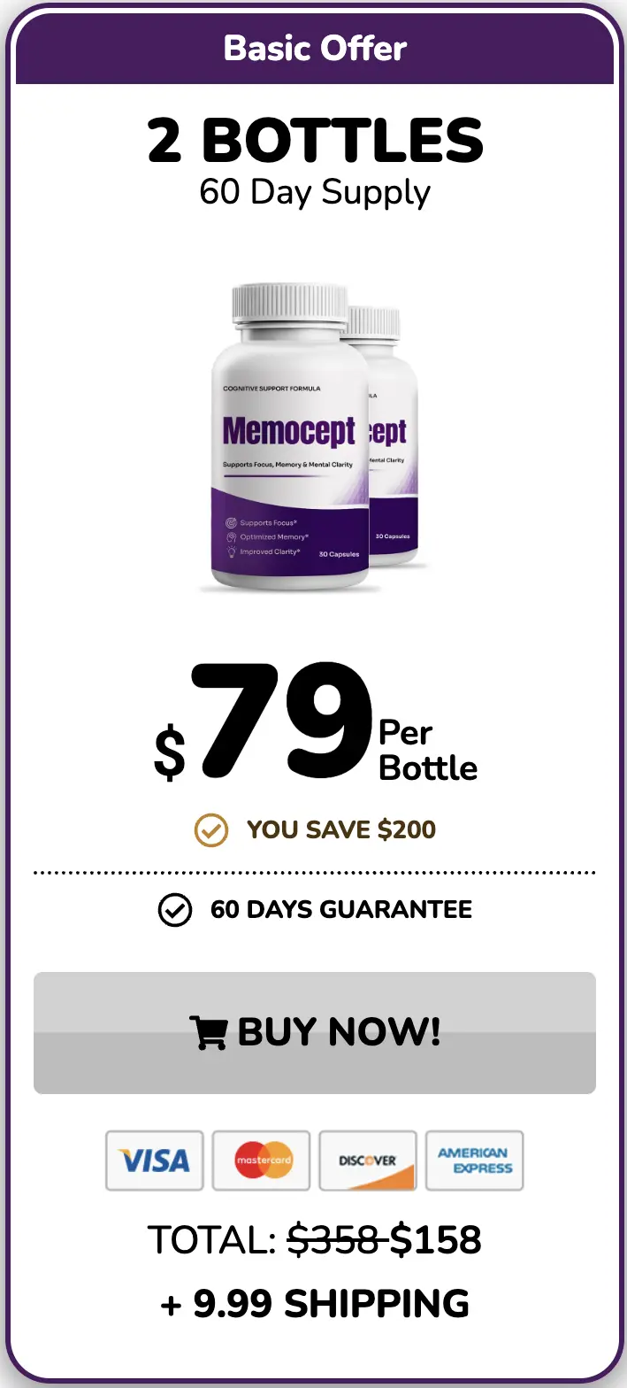 Buy Memocept 2 Bottles
